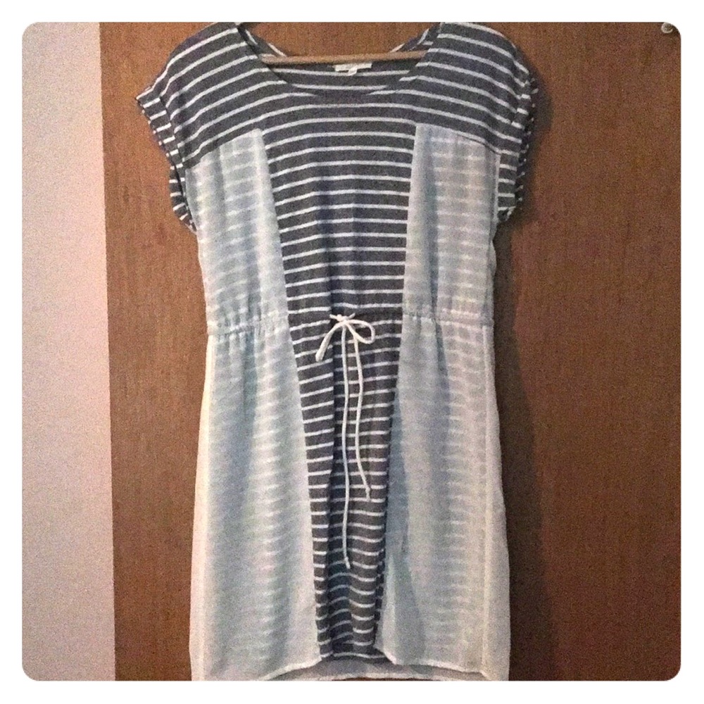 Spring sheath dress.